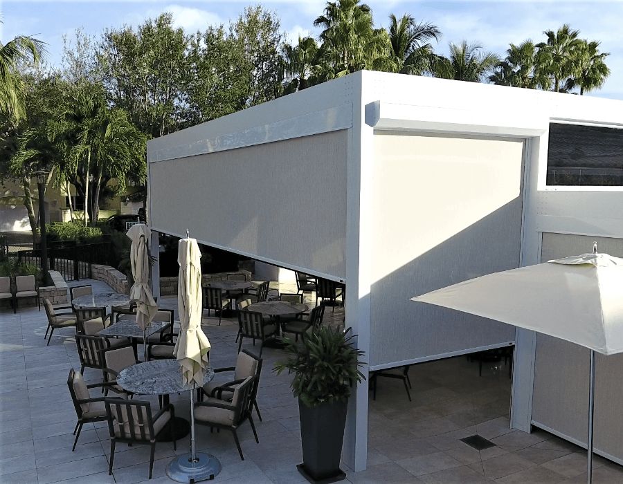 commercial patio screens